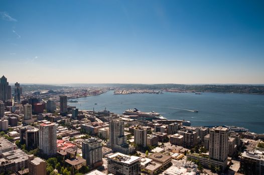 View of Seattle from the Space Needle