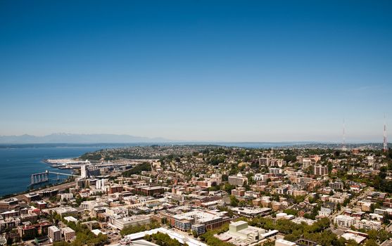 View of Seattle from the Space Needle