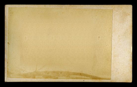 Cabinet card vintage photograph grunge design element with border.