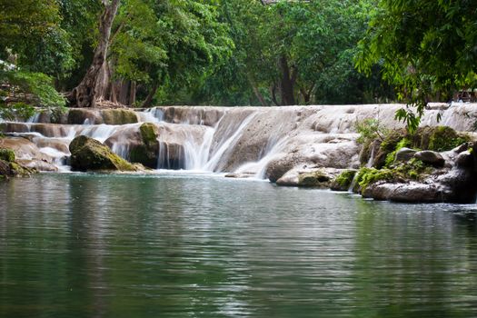 Mwk lek waterfall in saraburi province, Thailand