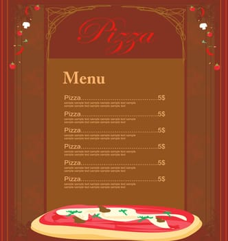 Pizza Menu Template