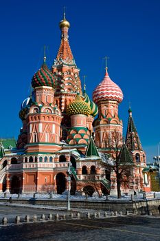 St Basil's Cathedral on Red Square, Moscow, Russia
