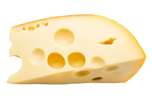 Cheese isolated on white background