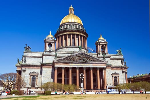 Saint Isaac's Cathedral in St Petersburg, Russia