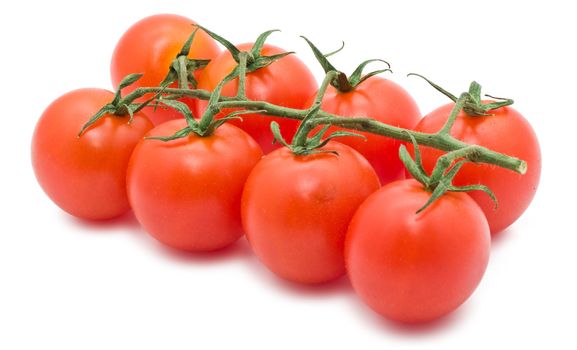 Fresh tomatos isolated on white background