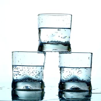 alcohol splash macro close up