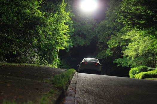 night parked car