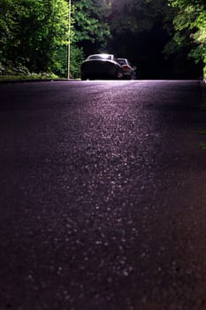 night parked car