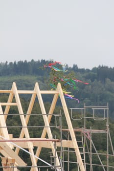 wooden roof chair