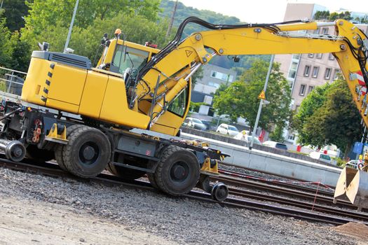 railroad excavator