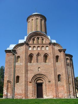 Beautiful church on a background of the blue sky