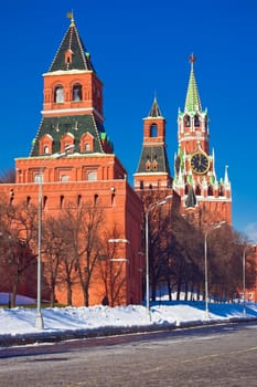 Red Square, Kremlin and Spasskaya tower, Moscow