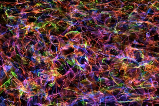 Abstract Multicolored Smoke Pattern, background