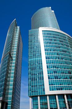 Skyscrapers of the International Business Centre, Moscow city, Russia