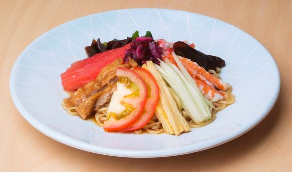 japanese noodle udon-noodle.Japanese cuisine