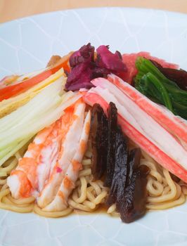 japanese noodle udon-noodle.Japanese cuisine
