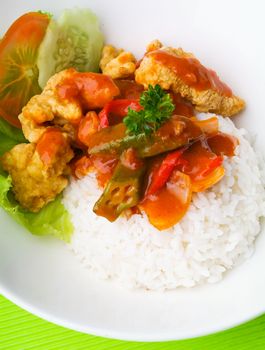 pork sweet and sour pork saia food.