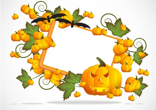 greeting card for Halloween vector illustration