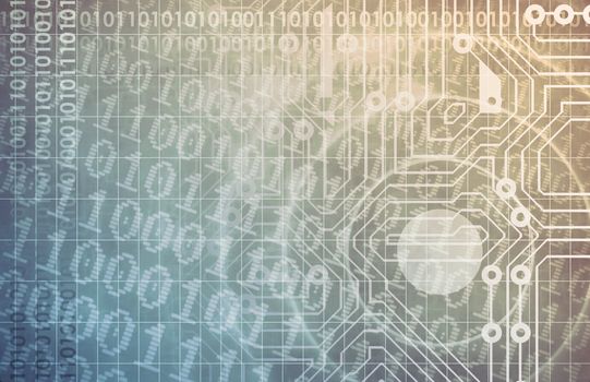 Technology Network with Circuit Board Data Flow