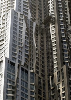 Close-up of the Beekman Tower in New York City in the U.S.A.