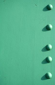 Steel girder with rivets background