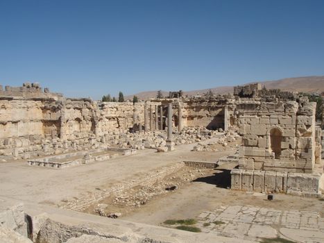 Baalbek ruins - seen morning time