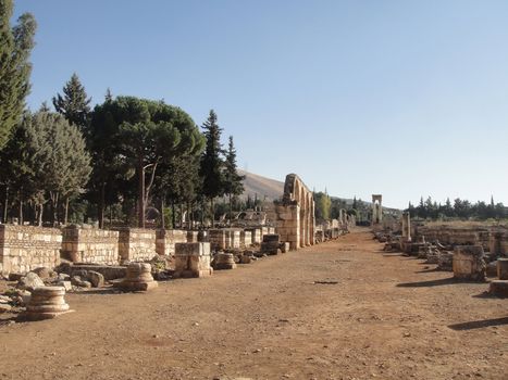 Baalbek ruins - seen morning time