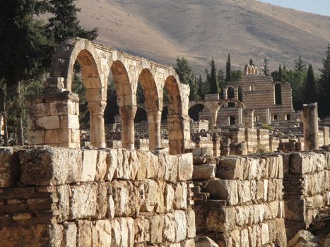 Baalbek ruins - seen morning time