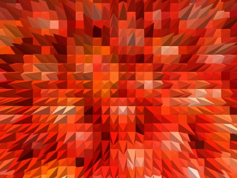 Image of red abstract sharp and prickly background