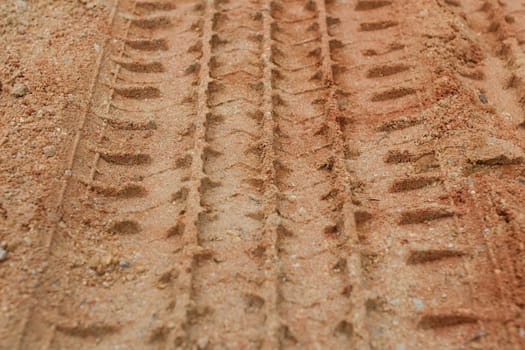 Tire Tracks in the Sand