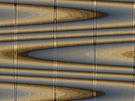 Image with background of golden abstract strips