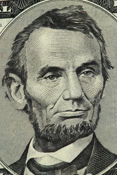 Lincoln portrait from a twenty dollar banknote