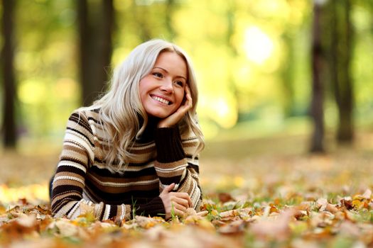 autumn woman