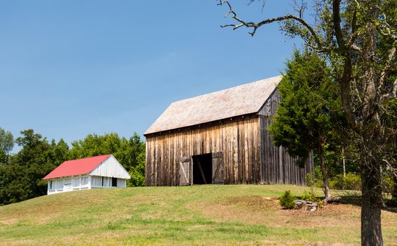 National Historic site Barns at home of Thomas Stone