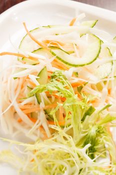 coleslaw with shredded cabbage