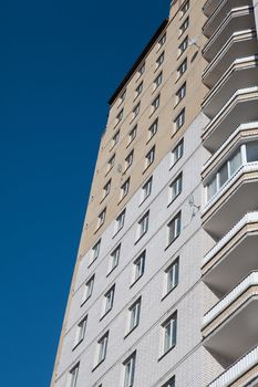 new building and sky