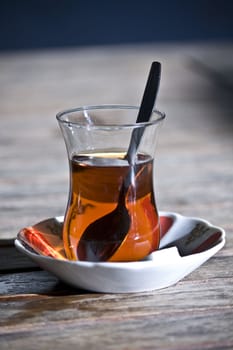 a traditional turkish tea, istanbul, europe,