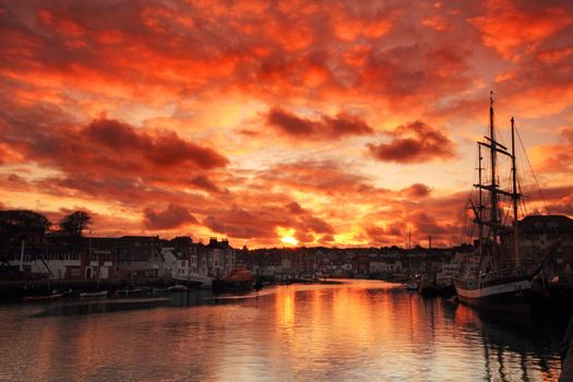 Weymouth Quey in Dorset England