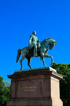 Statue of king Carl Johan in Oslo