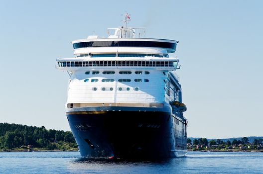 Ferry boat arrived to Oslo