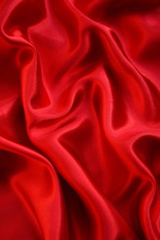 Smooth Red Silk as background