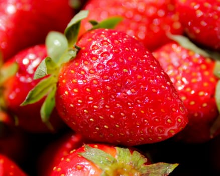 Macro strawberry