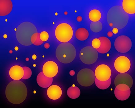 bright abstract background with circles