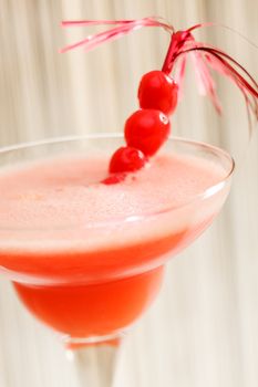 red cocktail