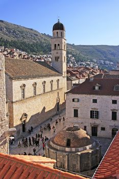 Onofrio's Fountain, Old town of Dubrovnik, Croatia