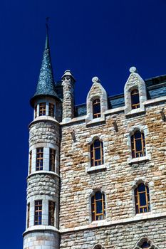 Botines Palace of Leon, Castilla Leon, Spain