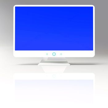 Abstract background of TV monitor, 3d illustration