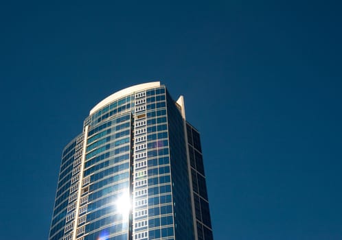 Skyscraper in downtown Seattle