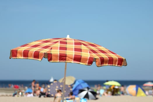 parasol at the beach