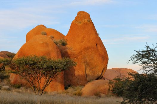 Rock formation at Spitzkoppe